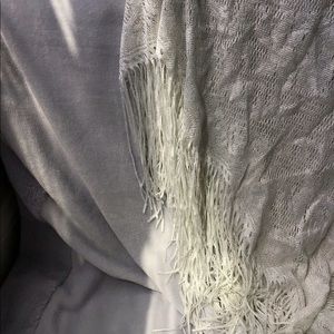 EUC cream lace scarf/wrap